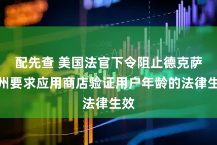 配先查 美国法官下令阻止德克萨斯州要求应用商店验证用户年龄的法律生效